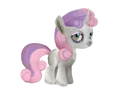 Size: 2732x2048 | Tagged: safe, derpibooru import, edit, editor:felixmcfurry, sweetie belle, pony, unicorn, g4, blank flank, creepy, cursed image, female, filly, foal, green eyes, horn, image, png, realistic, simple background, solo, transparent background, untoon, untooned, wat