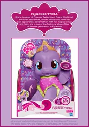 Size: 632x899 | Tagged: safe, artist:docterwhoovesfan, derpibooru import, oc, oc:princess twila, image, jpeg, looking at you, smiling, smiling at you, solo, text, toy