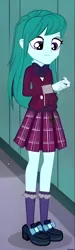 Size: 1147x3840 | Tagged: safe, derpibooru import, cold forecast, human, equestria girls, g4, clothes, crystal prep, crystal prep academy uniform, image, jpeg, school uniform