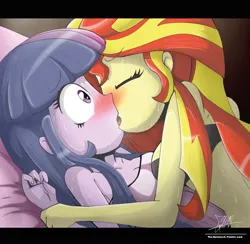 Size: 1291x1259 | Tagged: suggestive, artist:the-butch-x, derpibooru import, sunset shimmer, twilight sparkle, human, equestria girls, g4, adorasexy, blushing, bra, breasts, clothes, cute, duo, e-cup bra, female, french kiss, image, kiss on the lips, kissing, lesbian, png, sexy, shipping, sunsetsparkle, surprise kiss, sweat, underwear