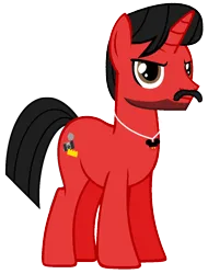 Size: 950x1250 | Tagged: safe, artist:rogan140, derpibooru import, oc, oc:mickey motion, unicorn, g4, horn, image, male, png, simple background, transparent background, unamused, vector