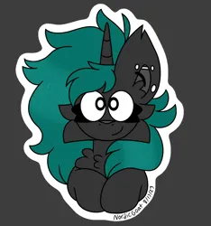 Size: 4000x4275 | Tagged: safe, artist:nordicgoat, derpibooru import, oc, oc:whirlytail, unofficial characters only, unicorn, cheek fluff, chest fluff, ear piercing, female, horn, image, piercing, png, solo