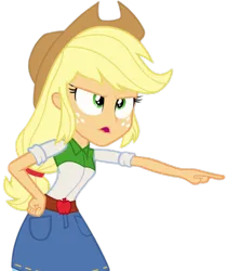 Size: 1683x2000 | Tagged: safe, derpibooru import, edit, edited screencap, editor:cutler1228, screencap, applejack, human, equestria girls, g4, background removed, female, image, not a vector, png, simple background, solo, transparent background