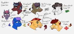 Size: 2970x1384 | Tagged: safe, alternate version, artist:hiddenfaithy, derpibooru import, oc, oc:aery, oc:aetherwing, oc:arcwing, oc:dimlight, oc:dusty bloom, oc:snowdrop, oc:sunspirit, unofficial characters only, pegasus, pony, fallout equestria, branded, brothers, cutie mark, dashite brand, fallout equestria: uncertain ties, fanfic art, female, foal, image, male, mother, parent, png, redesign, relationship web, siblings, simple background, sketch, text