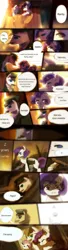 Size: 1200x4393 | Tagged: safe, artist:aquagalaxy, derpibooru import, hondo flanks, rarity, sweetie belle, earth pony, pony, unicorn, g4, comic, dialogue, female, filly, foal, horn, image, male, mare, png, speech bubble, stallion, war