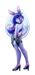 Size: 3080x6600 | Tagged: suggestive, artist:ambris, derpibooru import, princess luna, art pack:an equestrian easter, equestria girls, g4, adorasexy, an equestrian easter, art pack, ass, blushing, boots, breasts, bunny ears, bunny suit, busty princess luna, butt, clothes, cute, easter, easter egg, female, high heel boots, holiday, image, leotard, looking back, lunabetes, moonbutt, pantyhose, png, sexy, shoes, sideboob, simple background, smiling, socks, solo, solo female, standing, thigh boots, thigh highs, thong leotard, vice principal luna, white background