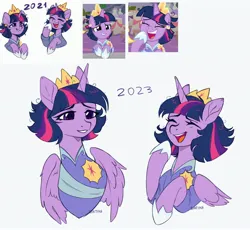 Size: 3312x3048 | Tagged: safe, artist:siatikas, derpibooru import, twilight sparkle, twilight sparkle (alicorn), alicorn, pony, unicorn, g4, the last problem, clothes, coronation dress, dress, ear piercing, earring, elegant, female, gown, hoof shoes, horn, image, jewelry, jpeg, mare, old art, piercing, redraw, regalia, screencap reference, second coronation dress, simple background, white background