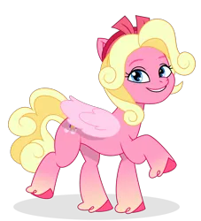 Size: 3000x3311 | Tagged: safe, artist:keronianniroro, derpibooru import, pipp petals, pegasus, pony, g5, my little pony: tell your tale, coat markings, concave belly, hat, image, looking at you, png, simple background, skinny pipp, slender, socks (coat marking), solo, thin, transparent background, unshorn fetlocks, vector