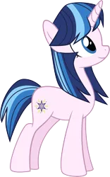 Size: 4775x7634 | Tagged: safe, artist:shootingstarsentry, derpibooru import, oc, oc:evening star, pony, unicorn, absurd resolution, female, horn, image, mare, offspring, parent:flash sentry, parent:twilight sparkle, parents:flashlight, png, simple background, solo, transparent background