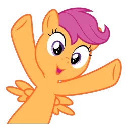 Size: 953x950 | Tagged: safe, artist:sollace, derpibooru import, scootaloo, pegasus, pony, crusaders of the lost mark, g4, .svg available, cute, derpibooru exclusive, female, filly, foal, image, my little pony, png, simple background, solo, transparent background, vector