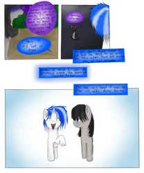 Size: 900x1080 | Tagged: safe, artist:hewhoerasesmost, derpibooru import, octavia melody, vinyl scratch, earth pony, unicorn, comic:beethoven virus, g4, beethoven virus, comic, female, horn, image, lesbian, png, scratchtavia, shipping, speech bubble