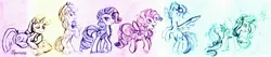 Size: 4000x842 | Tagged: safe, artist:equmoria, derpibooru import, applejack, fluttershy, pinkie pie, rainbow dash, rarity, twilight sparkle, alicorn, earth pony, pegasus, pony, unicorn, g4, alicornified, applejack (g5 concept leak), fluttercorn, fluttershy (g5 concept leak), g5 concept leaks, horn, image, jpeg, mane six, pegasus pinkie pie, pinkie pie (g5 concept leak), race swap, rainbow dash (g5 concept leak), rarity (g5 concept leak), sketch, traditional art, twilight sparkle (g5 concept leak), unicorn fluttershy, unicorn twilight