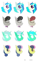 Size: 3007x4739 | Tagged: safe, artist:sollace, derpibooru import, bon bon, lyra heartstrings, octavia melody, sweetie drops, vinyl scratch, earth pony, unicorn, g4, .svg available, derpibooru exclusive, horn, image, parody, png, simple background, transparent background, vector