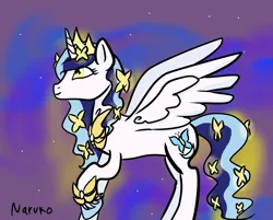 Size: 1241x1000 | Tagged: safe, artist:wrath-marionphauna, derpibooru import, oc, oc:roxy lovli pop, unofficial characters only, alicorn, butterfly, insect, crown, image, jewelry, png, regalia, solo