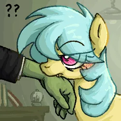 Size: 342x342 | Tagged: safe, artist:muffinz, derpibooru import, oc, oc:anon, oc:sharkbite, unofficial characters only, earth pony, pony, biting, female, image, mare, png