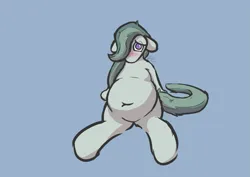 Size: 1101x778 | Tagged: safe, artist:voraciouscutie, derpibooru import, marble pie, earth pony, pony, g4, belly, belly button, big belly, blushing, chubby, doodle, embarrassed, fat, female, fetish, image, looking at you, marble pudge, mare, nervous, png, solo