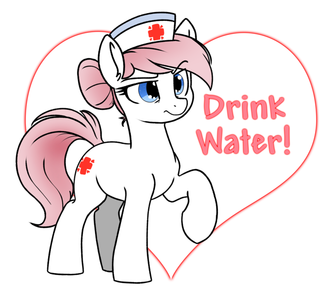 Size: 4855x4424 | Tagged: safe, artist:derpydoodesigns, artist:derpydooreviews, derpibooru import, nurse redheart, earth pony, pony, g4, absurd resolution, female, heart, image, mare, png, raised hoof, simple background, solo, sticker, text, transparent background