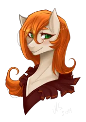 Size: 2480x3507 | Tagged: safe, artist:mscootaloo, derpibooru import, oc, oc:shimmering song, unofficial characters only, earth pony, pony, bust, female, frilly, image, png, singer, solo, solo female