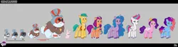 Size: 6570x1726 | Tagged: safe, derpibooru import, hitch trailblazer, izzy moonbow, pipp petals, sunny starscout, zipp storm, earth pony, rabbit, g5, my little pony: tell your tale, leak, spoiler:g5, spoiler:my little pony: tell your tale, animal, applejack (g5), bunnicorn, concept art, fluttershy (g5), hopalotta, image, mane five, mane six (g5), marcel, misty brightdawn, pinkie pie (g5), png, rainbow dash (g5), rainbows rollercoasters and the hopalottas, rarity (g5), twilight sparkle (g5), tyt