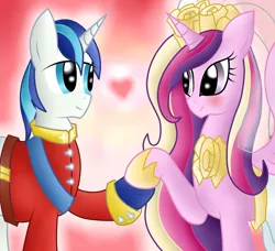 Size: 4538x4138 | Tagged: safe, artist:pikashoe90, derpibooru import, princess cadance, shining armor, a canterlot wedding, g4, 2012, couple, female, image, jpeg, male, marriage, my little pony, old art, straight, wedding