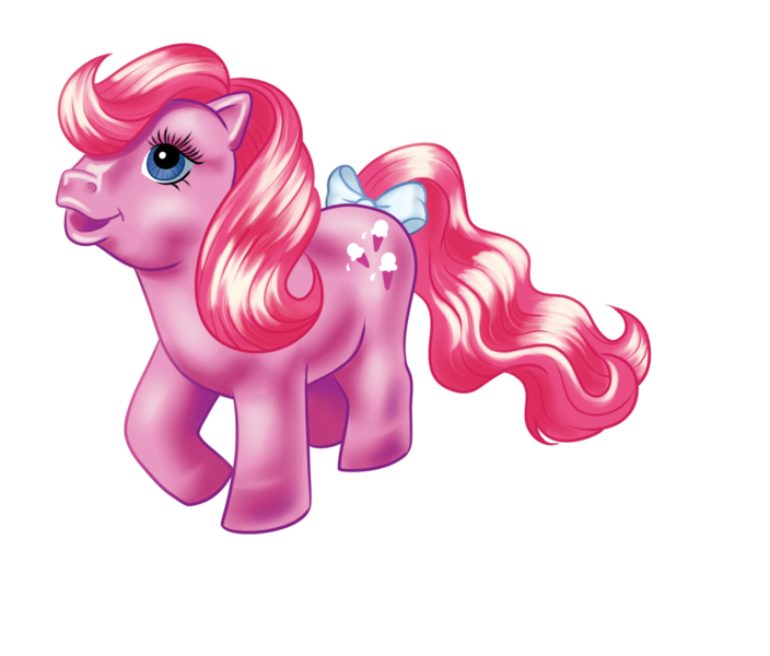 Size: 1280x1091 | Tagged: safe, artist:splooto, derpibooru import, earth pony, pony, g1, 2018, baby lickety-split, bow, female, filly, foal, image, old art, open mouth, open smile, png, simple background, smiling, tail, tail bow, transparent background