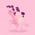 Size: 2480x2480 | Tagged: safe, artist:starburstuwu, derpibooru import, pipp petals, pegasus, pony, g5, alternate hairstyle, ballerina, ballet, ballet slippers, bow, butt, clothes, eyes closed, female, hair bow, high res, image, jpeg, leotard, mare, nose in the air, pantyhose, pink background, plot, simple background, smiling, solo, spread wings, tail, tail bow, tights, wings