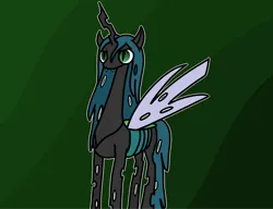 Size: 2048x1574 | Tagged: safe, artist:ewoudcponies, derpibooru import, queen chrysalis, changeling, changeling queen, g4, female, image, long legs, outline, png, solo, white outline