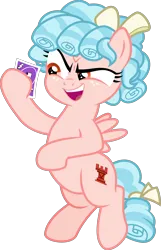 Size: 2310x3591 | Tagged: safe, artist:sollace, derpibooru import, cozy glow, pegasus, pony, g4, the summer sun setback, .svg available, derpibooru exclusive, evil laugh, female, filly, flying, foal, image, laughing, my little pony, playing card, png, scene interpretation, simple background, solo, transparent background, uno, uno reverse card, vector