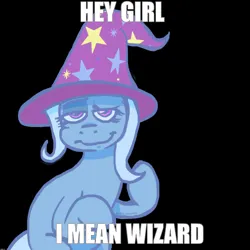 Size: 2000x2000 | Tagged: safe, artist:bambamsnooz, derpibooru import, trixie, pony, unicorn, g4, great and powerful, hat, horn, image, jpeg, solo, wizard hat