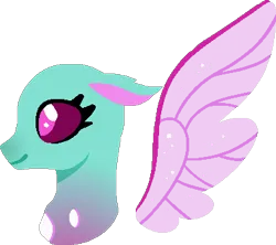 Size: 378x336 | Tagged: safe, artist:alejandrogmj, artist:wasisi, derpibooru import, spiracle, changeling, g4, base used, bust, derpibooru exclusive, image, png, portrait, simple background, transparent background