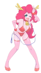 Size: 2750x4825 | Tagged: suggestive, alternate version, artist:batipin, derpibooru import, part of a set, pinkie pie, human, equestria girls, g4, breasts, busty pinkie pie, image, png, simple background, transparent background