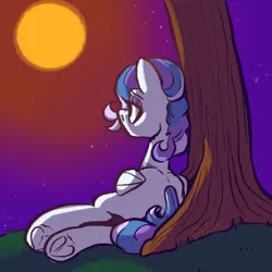 Size: 2048x2048 | Tagged: safe, artist:smirk, derpibooru import, oc, unnamed oc, pegasus, image, pegasus oc, png, solo, stars, tree, wings