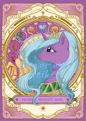 Size: 1076x1508 | Tagged: safe, artist:reiki, derpibooru import, idw, radiant hope, crystal pony, unicorn, g4, horn, image, png, solo