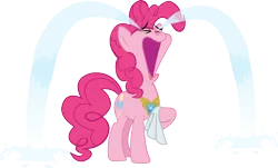 Size: 1526x924 | Tagged: safe, artist:awesomebrony, artist:ewized, ponerpics import, pinkie pie, earth pony, pony, friendship is magic, .svg available, crying, element of laughter, eyes closed, female, image, mare, ocular gushers, open mouth, pinkie cry, png, simple background, solo, tissue, transparent background, vector