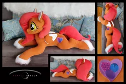 Size: 6000x4000 | Tagged: safe, artist:purplenebulastudios, derpibooru import, oc, oc:skyset, pegasus, pony, absurd resolution, colored wings, female, image, irl, jpeg, mare, photo, plushie, solo, two toned wings, wings