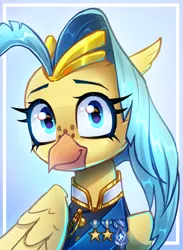 Size: 2200x3000 | Tagged: safe, artist:opal_radiance, derpibooru import, princess skystar, hippogriff, g4, my little pony: the movie, female, image, png, solo