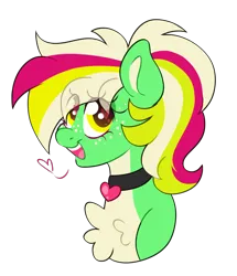 Size: 1822x2123 | Tagged: artist needed, safe, derpibooru import, oc, oc:gumdrops, unofficial characters only, pegasus, pony, bust, collar, image, png, portrait, solo