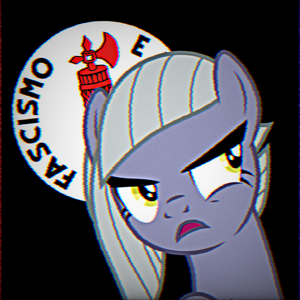 Size: 2048x2048 | Tagged: safe, editor:dpr, ponerpics import, limestone pie, pony, altbrony, cute, fascism, fascist, fascist symbol, female, image, mare, mlpol, png