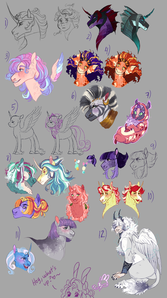 Size: 2024x3600 | Tagged: safe, artist:bunnari, derpibooru import, flam, flim, king sombra, maud pie, pharynx, princess cadance, thorax, trixie, oc, oc:amanita, oc:electro, oc:gleaming soar, oc:mag pie, alicorn, changeling, earth pony, hybrid, pegasus, pony, siren, storm creature, unicorn, zebra, g4, alternate hairstyle, baby, baby pony, bad end au, brothers, colt, fangs, female, flim flam brothers, foal, hair over eyes, horn, horn ring, horns, image, interspecies offspring, jewelry, lesbian, magical lesbian spawn, male, mare, mirror universe, offspring, parent:adagio dazzle, parent:captain hoofbeard, parent:gilda, parent:lily, parent:lily valley, parent:maud pie, parent:queen chrysalis, parent:storm king, parent:trixie, parents:gildastorm, parents:hoofdazzle, parents:lilyalis, parents:mauxie, png, ring, ship:mauxie, shipping, siblings, stallion