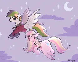 Size: 2048x1638 | Tagged: safe, artist:petaltwinkle, derpibooru import, oc, oc:petal twinkle, unofficial characters only, pegasus, pony, clothes, female, hoodie, image, jpeg, male, mare, stallion