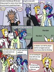 Size: 1413x1865 | Tagged: safe, artist:ask-luciavampire, derpibooru import, oc, alicorn, pegasus, pony, undead, unicorn, vampire, vampony, comic, comic page, horn, image, kingdom hearts, organization xiii, png, tumblr, xemnas, zexion