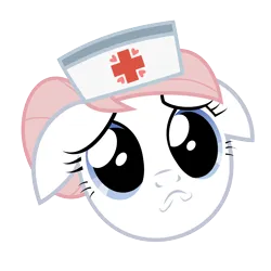 Size: 5000x5000 | Tagged: safe, artist:2bitmarksman, derpibooru import, nurse redheart, earth pony, pony, g4, disembodied head, female, floppy ears, head only, heart, image, mare, png, pouting, puppy dog eyes, simple background, solo, transparent background, vector