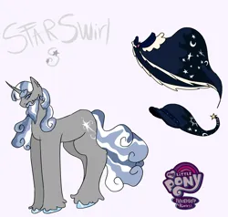 Size: 3962x3776 | Tagged: safe, artist:earth.loser, derpibooru import, star swirl the bearded, pony, unicorn, g4, beard, blue hooves, cloak, clothes, curly mane, curly tail, element of magic, facial hair, hat, horn, image, male, moon, name, png, stallion, stars, sun, tail, three toned mane, three toned tail, wizard hat