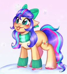 Size: 1848x2048 | Tagged: safe, artist:pozya1007, derpibooru import, oc, unofficial characters only, earth pony, pony, clothes, image, jpeg, scarf, solo, winter