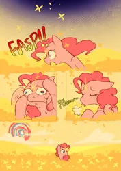 Size: 2733x3866 | Tagged: safe, artist:piesinful, derpibooru import, pinkie pie, pony, comic:unlucky day, fanfic:cupcakes, g4, comic, flower, image, no dialogue, png