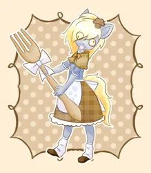 Size: 1768x2020 | Tagged: safe, derpibooru import, derpy hooves, anthro, pony, equestria girls, g4, anime, cute, food, furry, image, lolita fashion, moe, muffin, png, solo