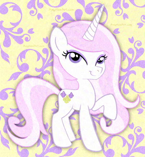 Size: 2026x2188 | Tagged: safe, artist:amynewblue, derpibooru import, fleur-de-lis, pony, unicorn, g4, female, horn, image, mare, pink hair, png, solo, white coat