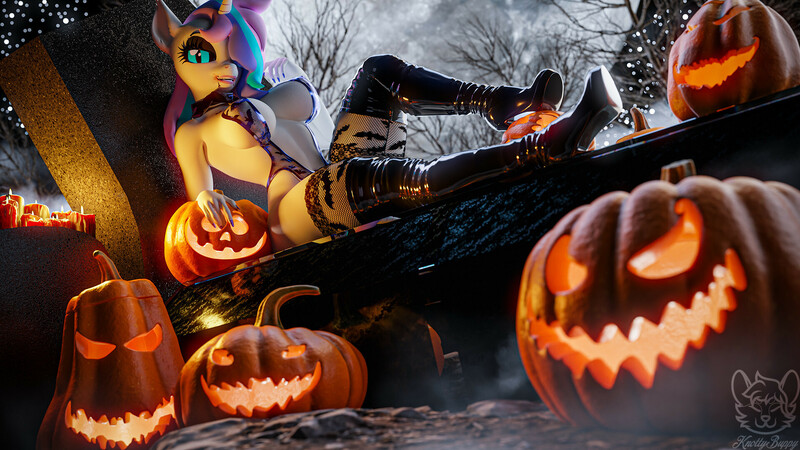 Size: 1920x1080 | Tagged: questionable, artist:puppy3d, ponerpics import, oc, unofficial characters only, anthro, bat pony, 3d, bat pony oc, bat wings, big breasts, blender, blender cycles, breasts, clothes, female, hair over one eye, halloween, holiday, image, jack-o-lantern, jpeg, knee-high boots, nipples, nudity, one-piece swimsuit, pumpkin, see-through, swimsuit, wings