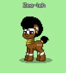 Size: 606x677 | Tagged: safe, derpibooru import, oc, pony, pony town, aesthetic, afro, colt, foal, image, jewelry, male, png, solo, zee-leh