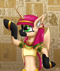 Size: 2100x2500 | Tagged: safe, artist:sunamoonmlp, derpibooru import, oc, oc:nephthys, oc:zafina, unofficial characters only, alicorn, pony, g4, accessory, cheek fluff, clothes, cute, derpibooru exclusive, ear fluff, egypt, egyptian, egyptian pony, female, halfbody, horn, image, jewelry, mare, necklace, png, solo, wings